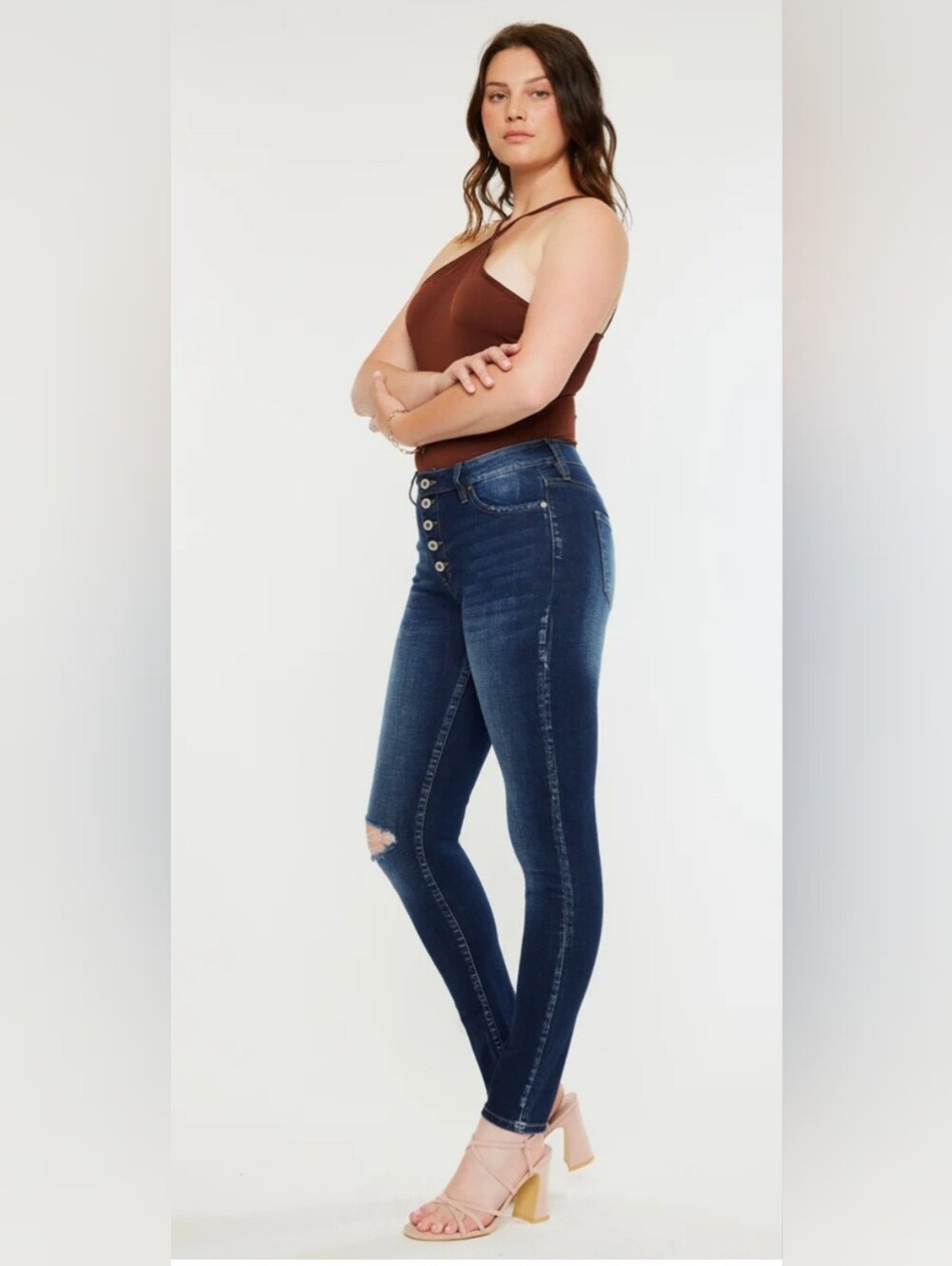 KanCan High Rise Super Skinny Curvy women's 15/31